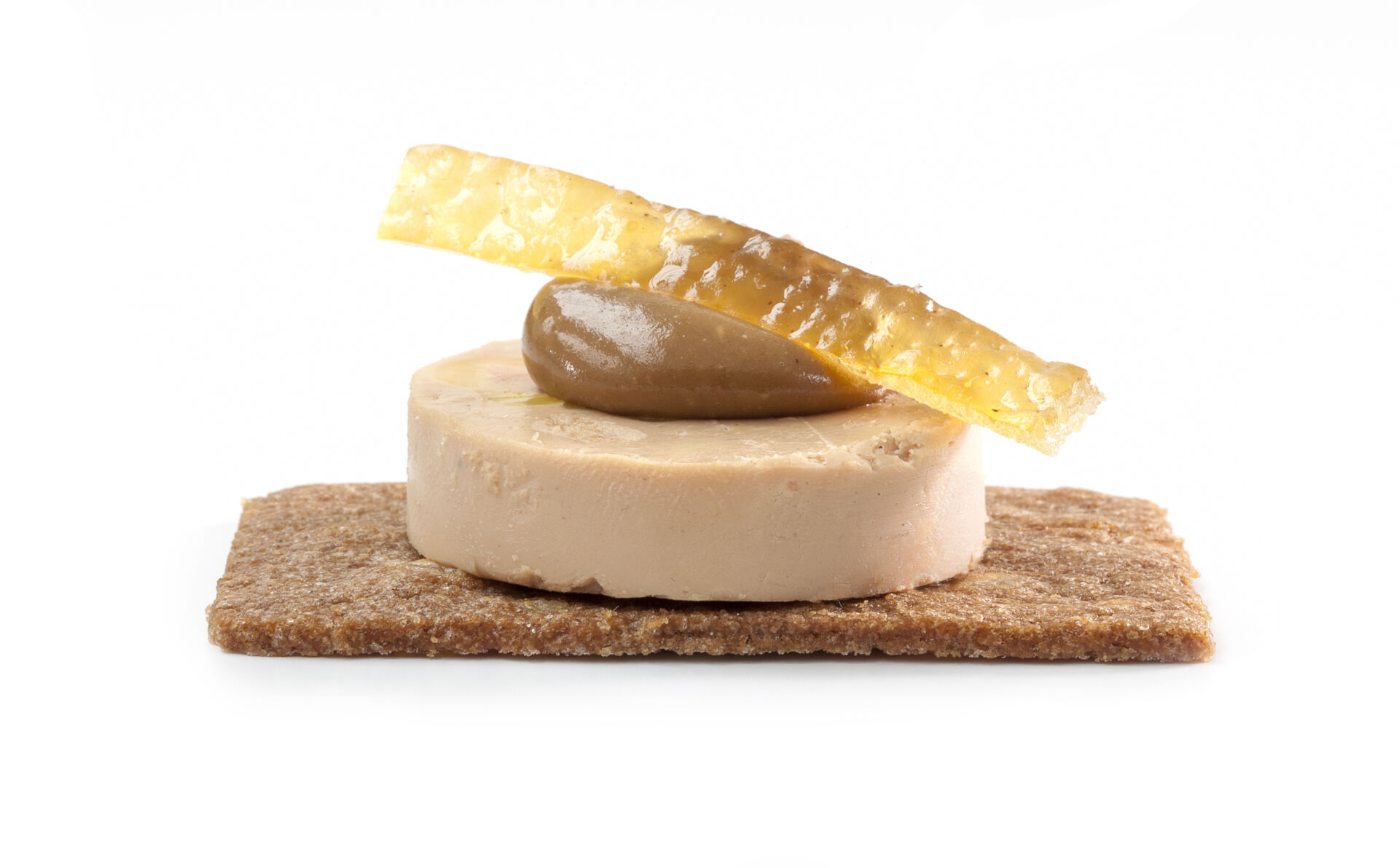 Ginger thin foie gras speculoos spread